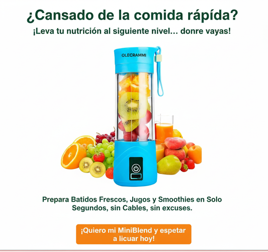 Mini Licuadora Portátil Recargable USB