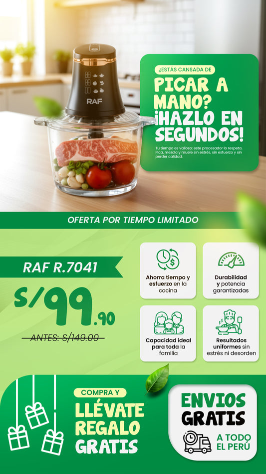 PROCESADOR DE CARNE RAF